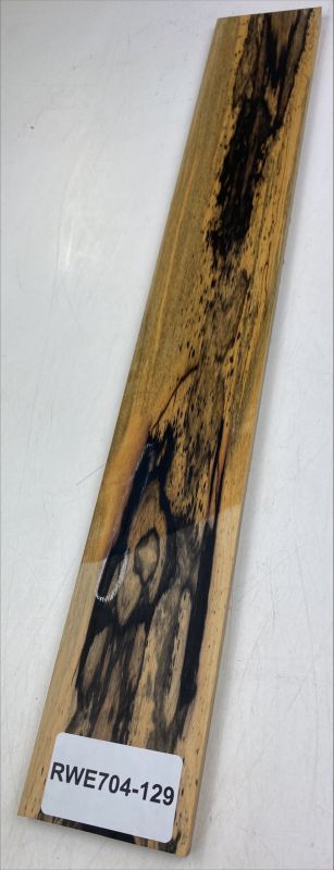 Fretboard Royal White Ebony, 530x75x9mm Unique Piece #129